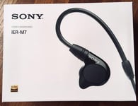 SONY Stereo Earphone IER-M7 Black Headphones w/Tracking# New Japan