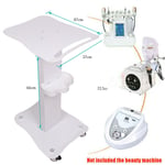 Professional White Cart Trolley Stand For Cavitation IPL Beauty Machine SPA Salo