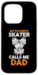 Coque pour iPhone 15 Pro Skateboard Père Skateboarder Dad Skater Skateboard