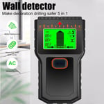 5 in 1 LCD Stud Finder Pipe Sensor Metal Wire Detector Wall Scanner Electric