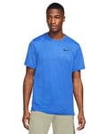 Nike Homme M Np Df Hpr Dry Top Sweatshirt, Blue Void/Game Royal/Htr/Black, XL EU