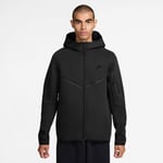 Nike Luvtröja Tech Fleece 24 FZ Vindjacka - Svart, storlek X-Small