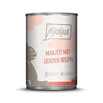 MjAMjAM – Nourriture Humide Premium pour Chat – Repas avec de délicieux cœurs – 1 Paquet (1 x 400 g) – sans céréales avec Beaucoup de Viande