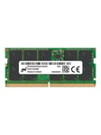 Crucial Micron - DDR5 - module - 32 GB - SO-DIMM 262-pin - 4800 MHz / PC5-38400 - unbuffered