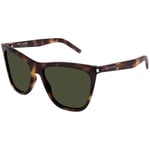 Lunettes de soleil Saint Laurent  SL 526 Lunettes de soleil, Havana/Vert, 58 mm