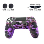 Soft Silicone Gel Rubber Case Cover For Ps4 Pro Slim Gamepad