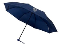 CyP Brands- Real Madrid Parapluie pliant 48 cm Noir Produit officiel, Noir