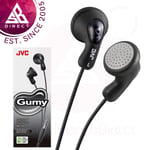 JVC Gumy Stereo In-Ear Wired Earphones│3.5mm Stereo Plug│1m Cord│Olive Black