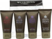 Molton Brown Gift Set 30ml Coco & Sandalwood Body Lotion + 30ml Ylang-Ylang Body Wash + 30ml White Sandalwood Body Wash + 30ml Pink Pepperpod Body Wash