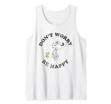 Peanuts Snoopy And Woodstock Running Dont Worry Be Happy Tank Top