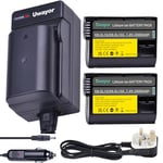 Uwayor EN-EL15C Camera Battery Charger Set Replacement Battery Kit USB for Nikon Z5 Z6 II D780 D850 D750 D800 D800E D810 D810A D7100 D7200 Digital Camera