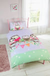 Childrens Owl Duvet Cover Set, Goodnight Sweetheart, Single