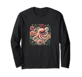 Octopus Art floral octopi Long Sleeve T-Shirt