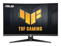 Asus Tuf Gaming Vg27wq3b - Led-Skärm - Spel - Böjd - 27" - 2560 X 1440 Qhd @ 180 Hz - Fast Va - 300 Cd/M² - 5000:1 - Hdr10 - 0.5 Ms - 2Xhdmi, Displayport - Högtalare - Svart