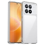 tectTech Xiaomi Poco X6 Pro Crystal Hybrid-skal, transparent