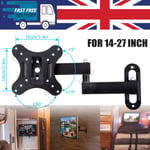 TV Wall Mount Bracket For 14 16 18 20 22 Inch LCD Monitor Caravan Motorhome Boat