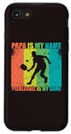 iPhone SE (2020) / 7 / 8 Papa is my name Pickleball is my game Vintage Father's Day Case