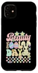 Coque pour iPhone 11 Beauty Fool Day Œufs de Pâques Lapin