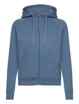 W Ease Zip Hood Blue Peak Performance