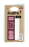 Le Crochet Francais - scratch - Bande adhésive scratch 2 x 75 cm - noir