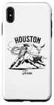 Coque pour iPhone XS Max Houston Texas Rodeo Bull Rider Steer Wrangler Cowboy