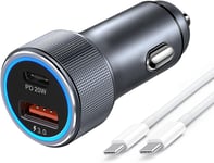 Chargeur Voiture Usb C Chargeur Rapide, 36w Allume Cigare Charger Usb Chargeurs Pour Automobile With Câble Usb C Vers Usb C 1.2m Para Samsung S23 S22 S21 S20, Huawei,Xiaomi,Chargeur Rapide.[F2278]