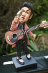 841.681  FIGURINE  ELVIS PRESLEY LE ROI  KING   FUNNY  POP STAR WARREN STRATFORD