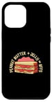 Coque pour iPhone 15 Pro Max Les meilleurs amis - Peanut Butter and Jelly Sandwich