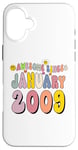 Coque pour iPhone 16 Plus Awesome Since January 2009 16 Years Old 16th Birthday