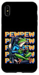 iPhone XS Max Cute Gaming Frog Pew Video Game Graphic Men Boys Kids Women Case