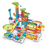 VTech - Marble Rush, Circuit à Billes Électronique Super Action Set Electronic L200E, Jeu de Construction, 102 Pièces, 10 Billes, Cadeau Enfant Dès 4 Ans - Contenu en Français