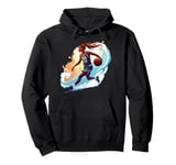 Funny Retro Vintage Basketball Girl Jersey Number 30 Graphic Pullover Hoodie