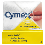 Cymex Antibacterial Cold Sore Cream 5g Active Relief Effective Healing