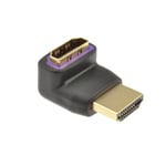 Slimline HDMI Male to Female Right Angled Adapter 270 Degrees [006167]