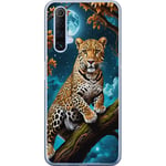 Realme X50 5G Genomskinligt Skal Leopard