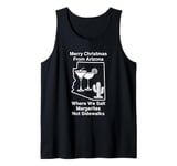 Funny Arizona Christmas Vacation Cactus & Margaritas Tank Top