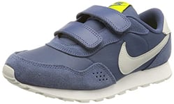 Nike MD Valiant Chaussures de Gymnastique, Mystic Navy/Grey Fog-Atomic Green, 27.5 EU