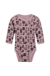 Hust & Claire Baloo Owl ull/bambus body - dusty rose