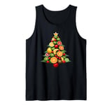 Tropical Fruit Christmas Tree Tank Top