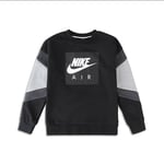 Boy's Nike Air Sweatshirt - Age 8-9 (Small) - Black Grey New CD7280 010