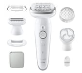 BRAUN Silk-épil 9 SE9-061 Wet & Dry Epilator - Silver, Silver/Grey