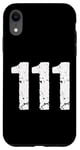 iPhone XR 111 Numerology Spiritual Personal Number 111 Angel Number Case