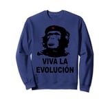 Che Guevara Monkey Revolution Viva la evolucion evolution Sweatshirt