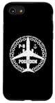 Coque pour iPhone SE (2020) / 7 / 8 P-8 Poseidon Avion militaire style vintage avant et arrière