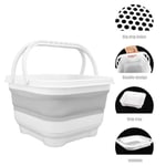 Foldable Bath Toy Organizer Folding Baby Bath Toy Basket High Capacity Quick