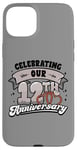 iPhone 15 Plus 12th Wedding Anniversary Celebrating 12 Years Matching Gift Case