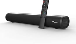 Barra de Sonido TV,50cm Mini Sound TV Bar PC Bluetooth 5.0 3D Sound 2.0 Sound Mini Canal Con Control Remoto/óptica/RCA/USB Para TV de Cine en CASA 4K, PC, videoprojector, teléfonos móviles