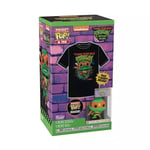 Funko Pocket Pop! Tee (Child): Teenage Mutant Ninja Turtles Mutant Mayhem - Michelangelo Vinyl Figure and T-Shirt (S)