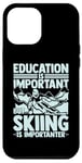 Coque pour iPhone 15 Pro Max Ski Sports Funny Ski Training Compétition