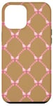 Coque pour iPhone 12 Pro Max étui pro max couleur désert mignon rose floral avec papillon